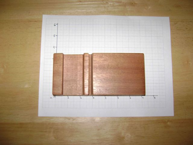 Book stand base,from above