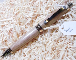 Cigar Pen in Cherry with Gunmetal and Gold Hardware